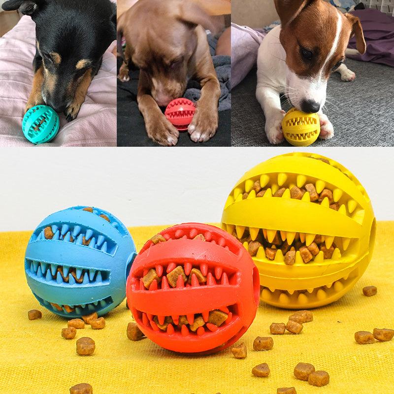 Dog Slow Feeder Rubber Ball Toy