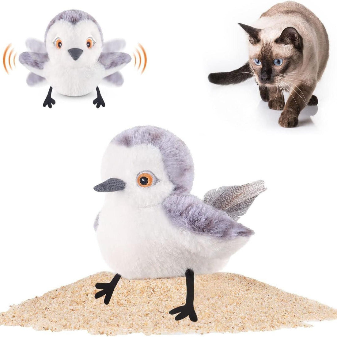 Automatic Flapping Bird Electric Cat Toy