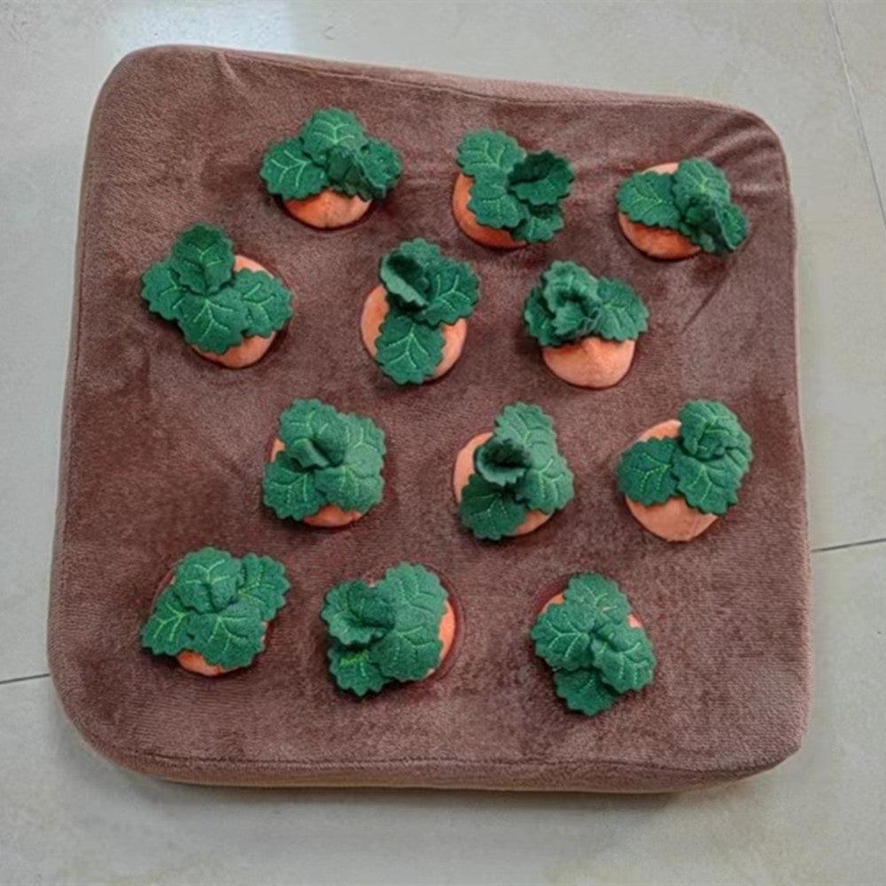 Plush Carrot Pet Snuffle Mat