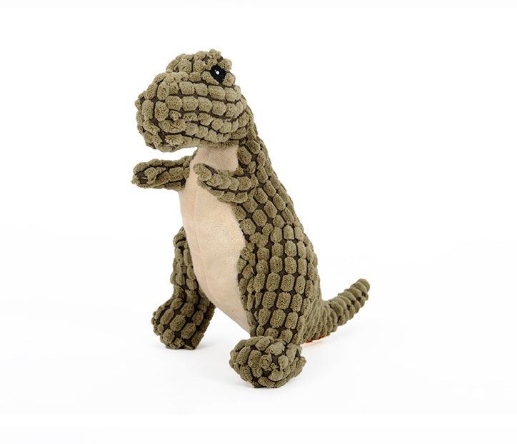 Stuffed Squeaky Dinosaur Dog Toy