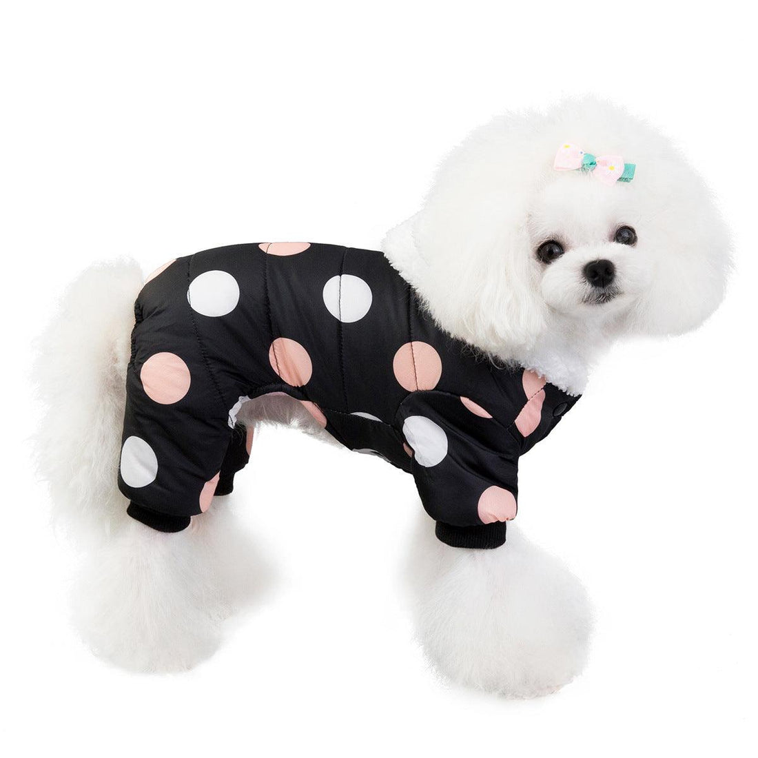 Polka Dot Four-leg Dog Warm Coat-snuggletails