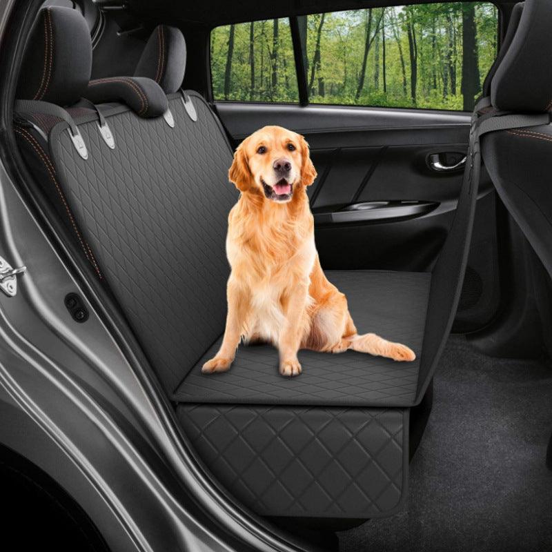 Dog Car Seat Cover Protector with View Mesh