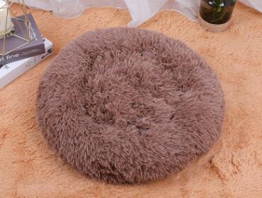 Round Small Dog Plush Bed-snuggletails