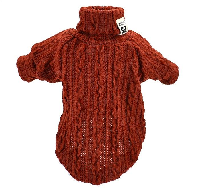 Warm Dog Turtleneck Sweater-snuggletails