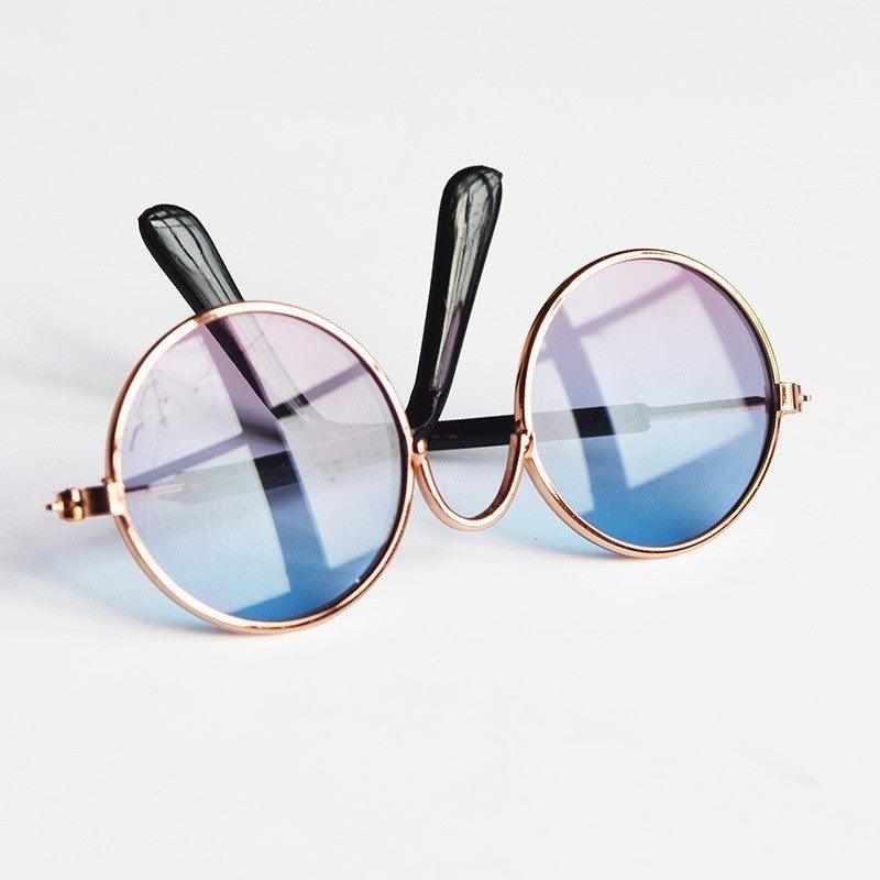 Retro Fashion Cute Reflection Pet Glasses