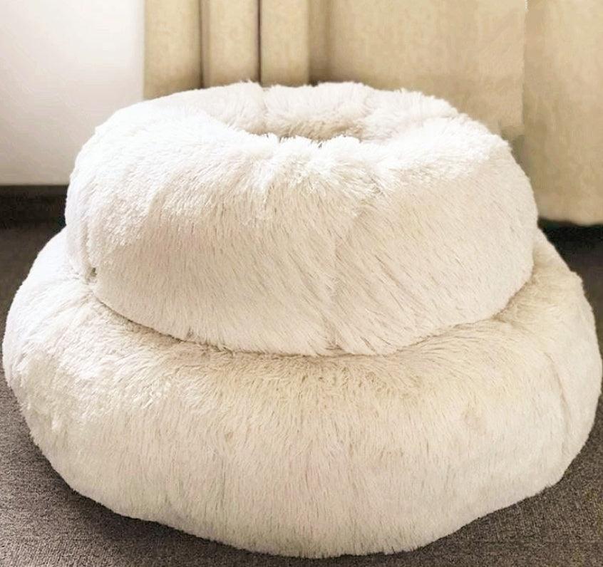 Round Small Dog Plush Bed