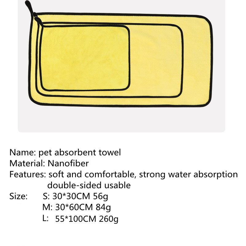 Super Absorbent Pet Bath Towel