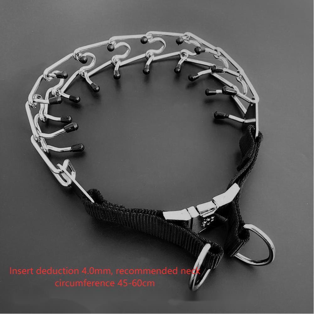 Chrome Plated Pinch Dog Collar Chain