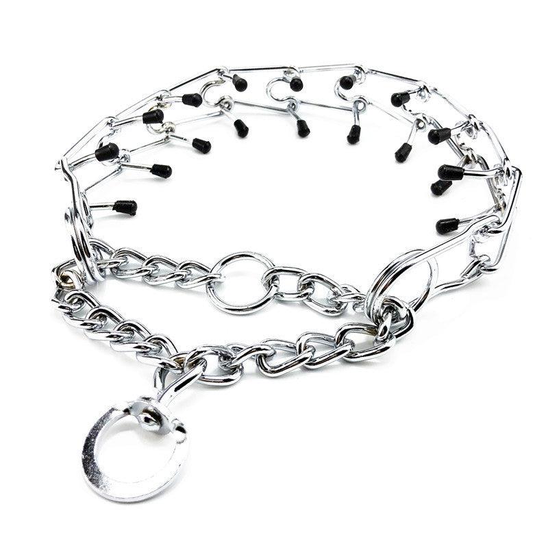 Chrome Plated Pinch Dog Collar Chain