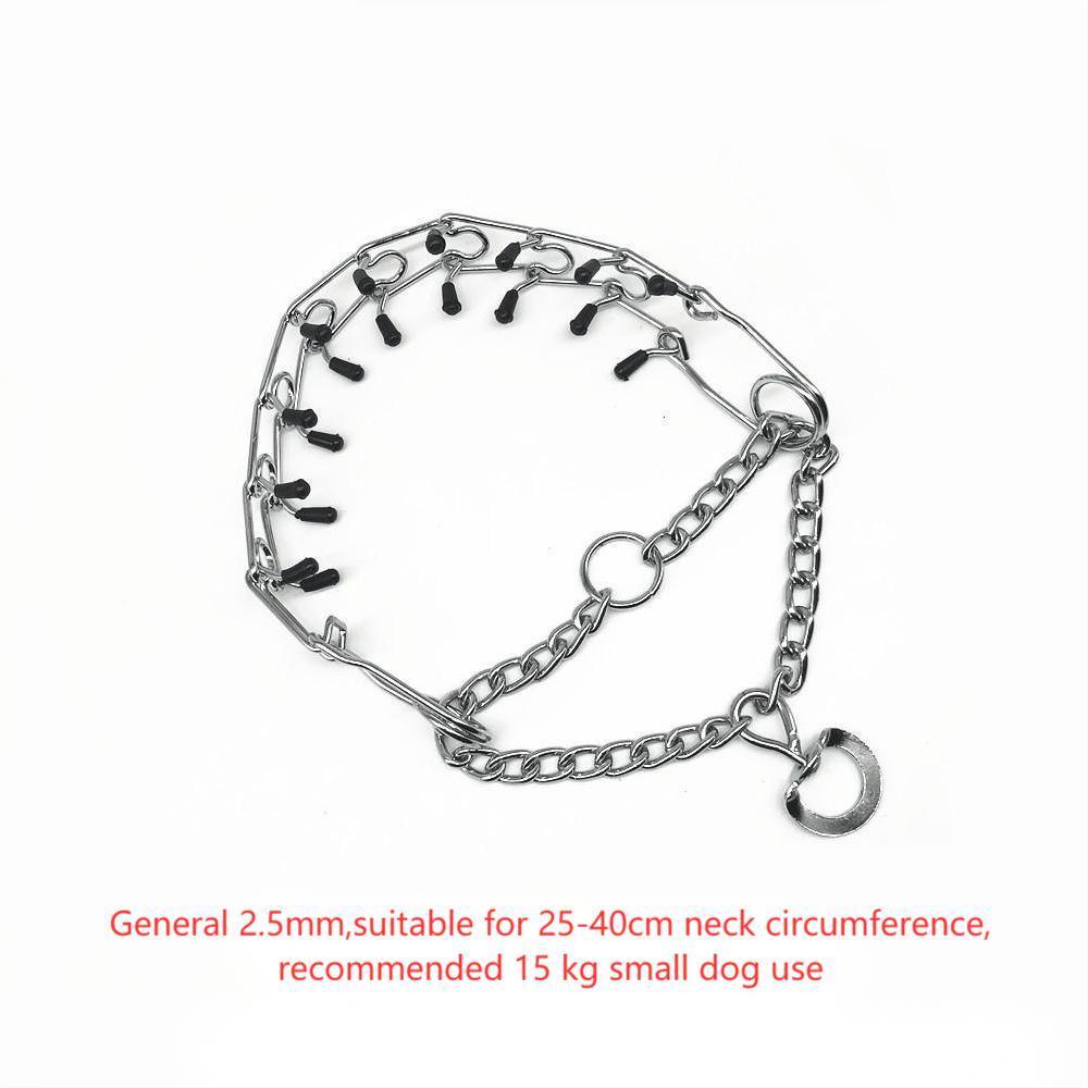 Chrome Plated Pinch Dog Collar Chain