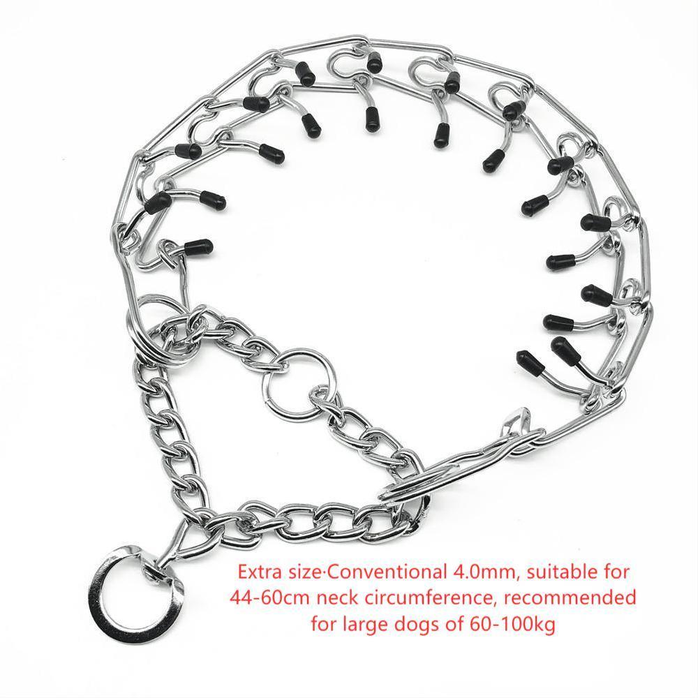 Chrome Plated Pinch Dog Collar Chain