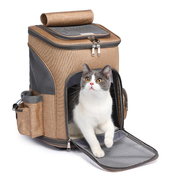 Portable Folding Pet Trolley Backpack