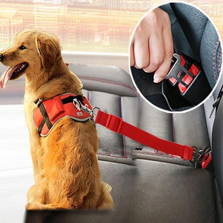 Adjustable Car Seat Pet Traction Harness