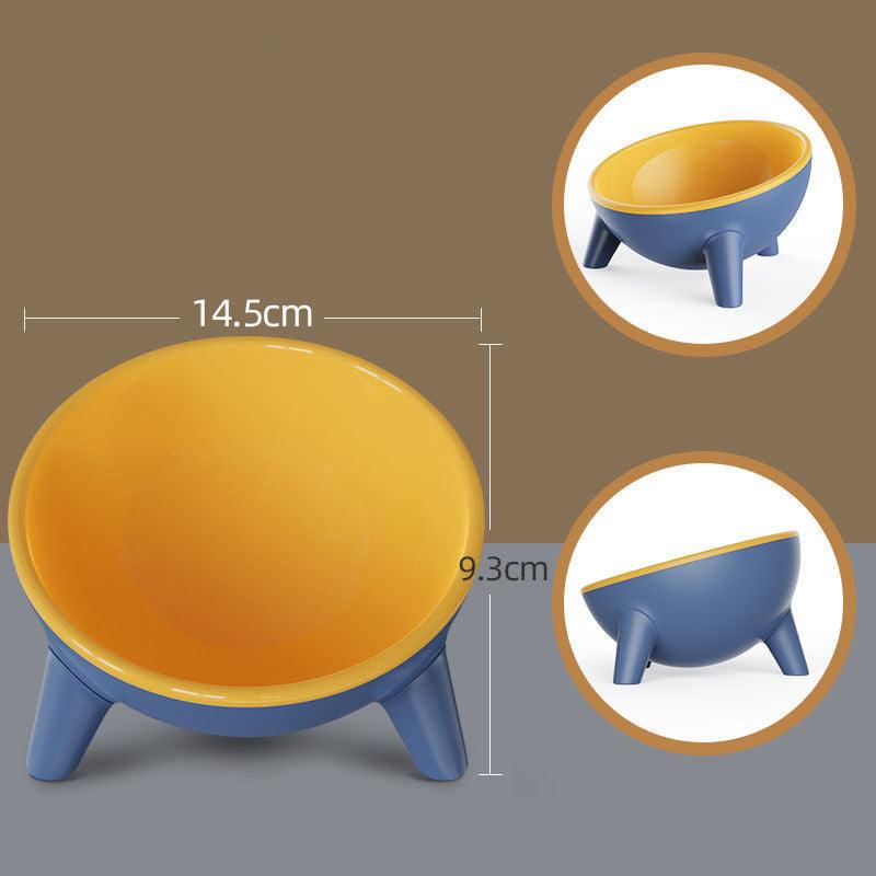 15° Tilted Raised Pet Feeding Bowls