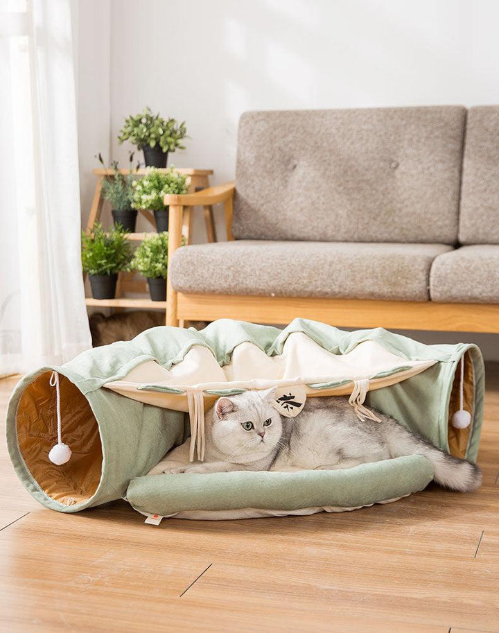 Collapsible Cat Tunnel-snuggletails