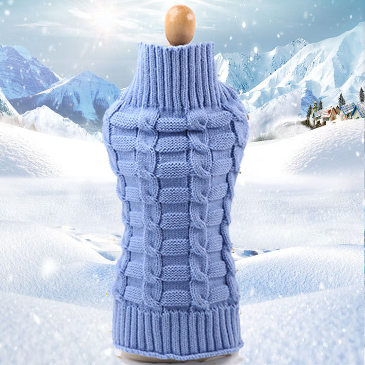 Cashmere Twisted Rope Dog Sweater