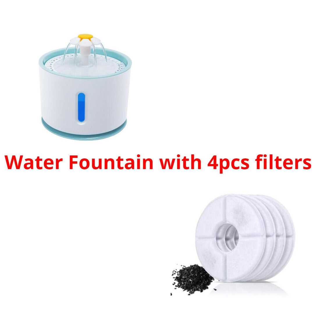 Automatic Pet Water Fountain With LED Light