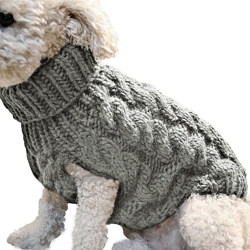 Dog Winter Warm Knit Sweater