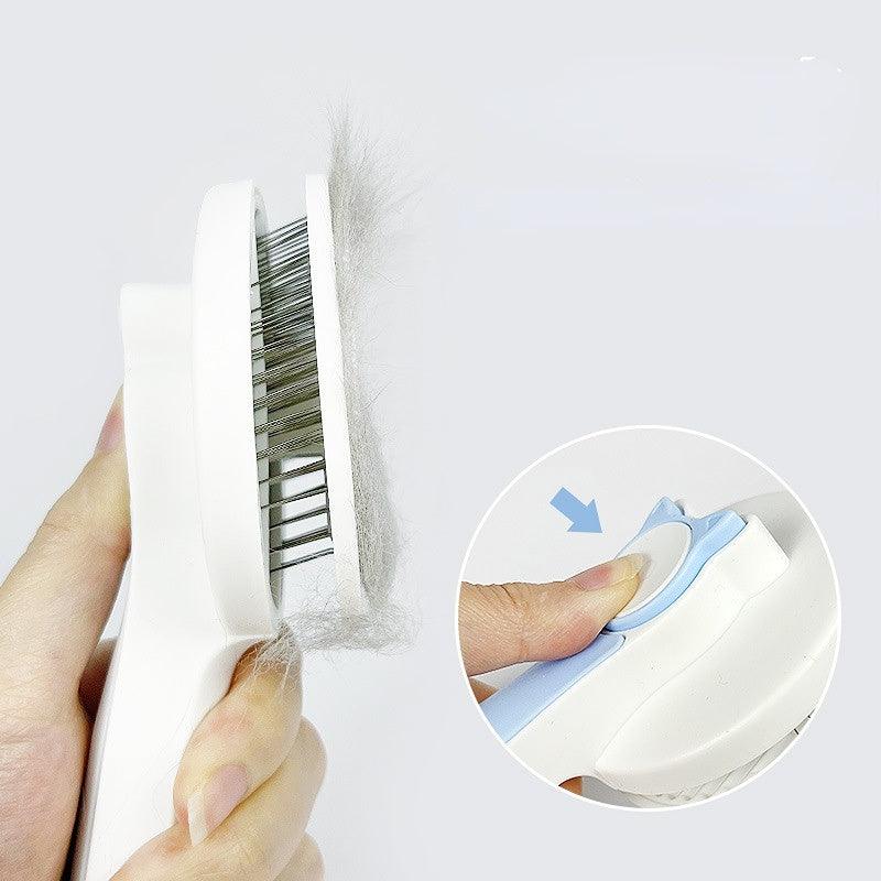 Self Cleaning Pet Grooming  Slicker Brush-snuggletails