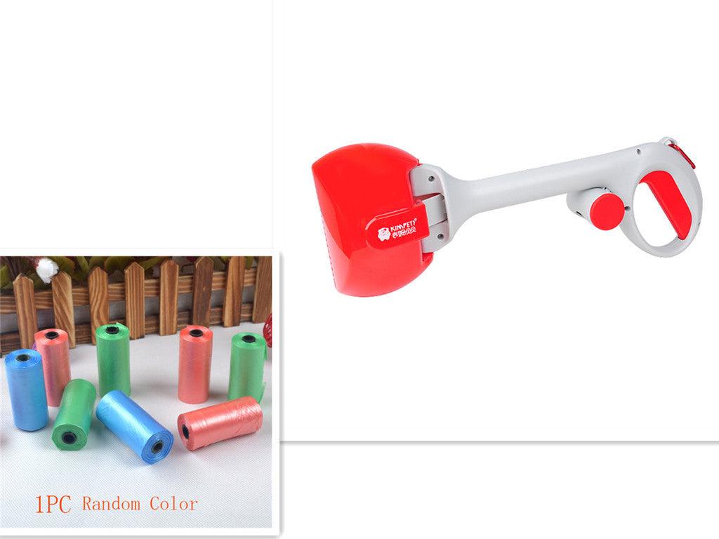 Portable Pet Pooper Scooper with Trash Bags