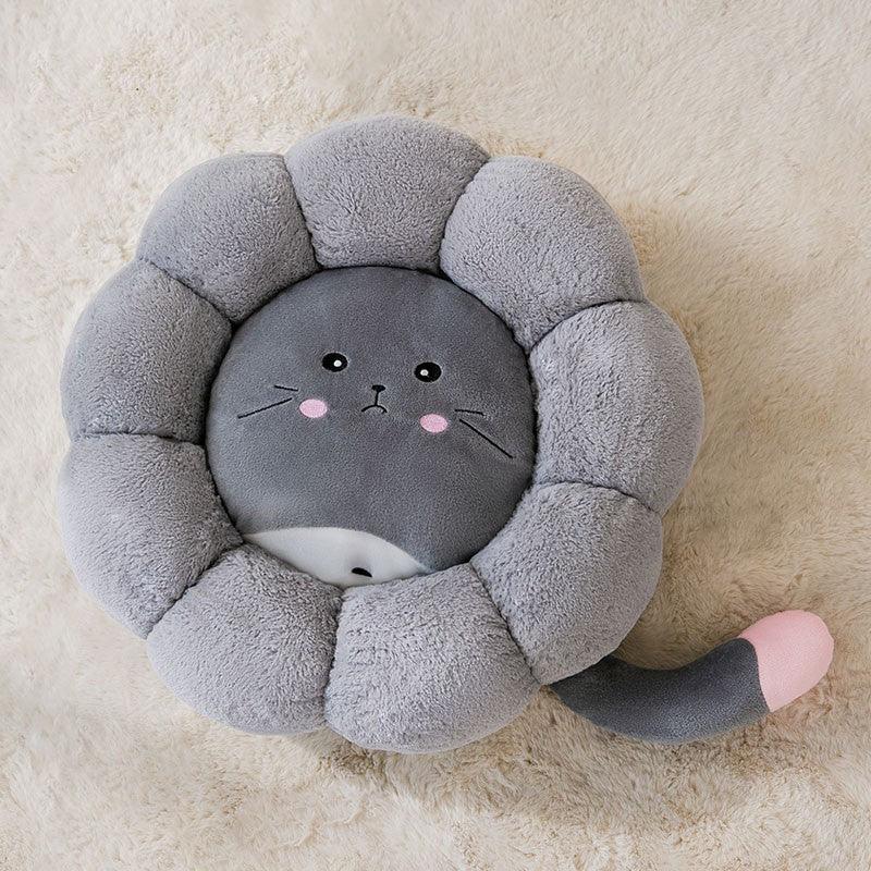 Sun Flower Shape Round Pet Bed