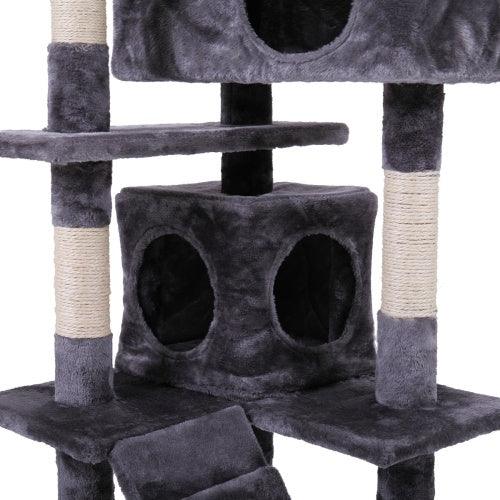 Cat Tree Cat Tower With Catching Ball-snuggletails