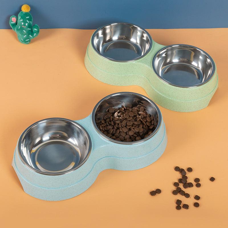 Stainless Steel Double Pet Bowls