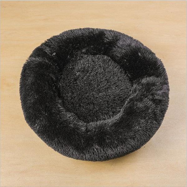 Round Small Dog Plush Bed