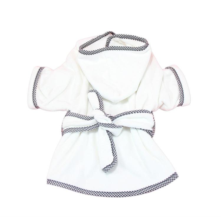 Soft Double-Sided Dog Bathrobe