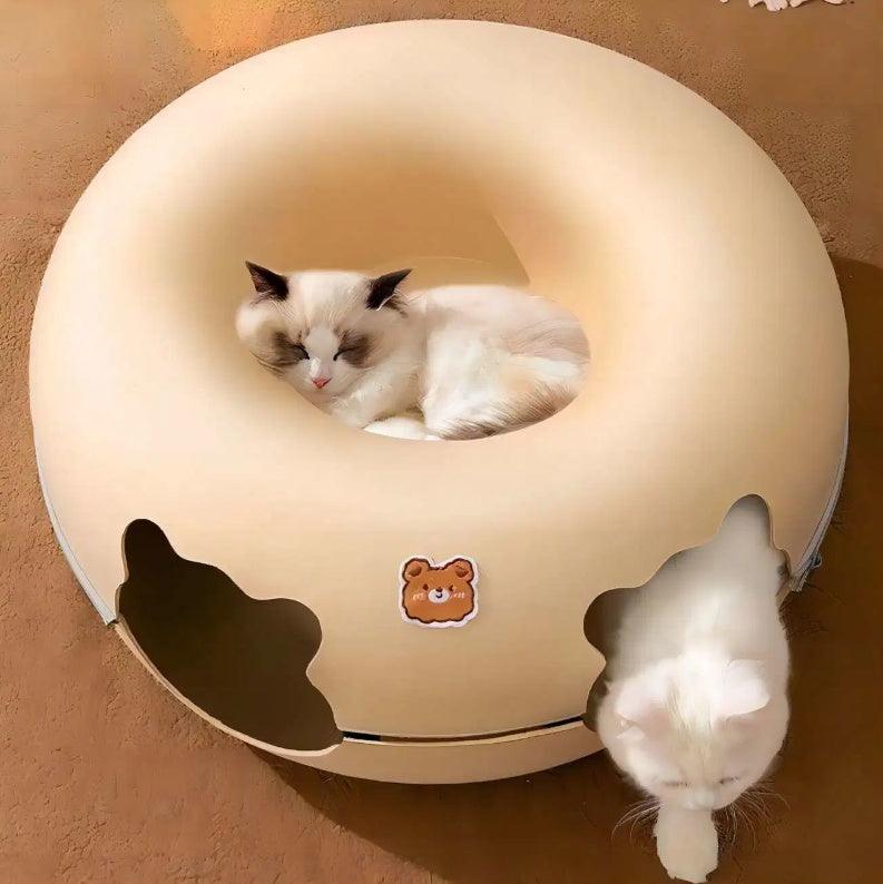 Cat Donut Tunnel Toy-snuggletails