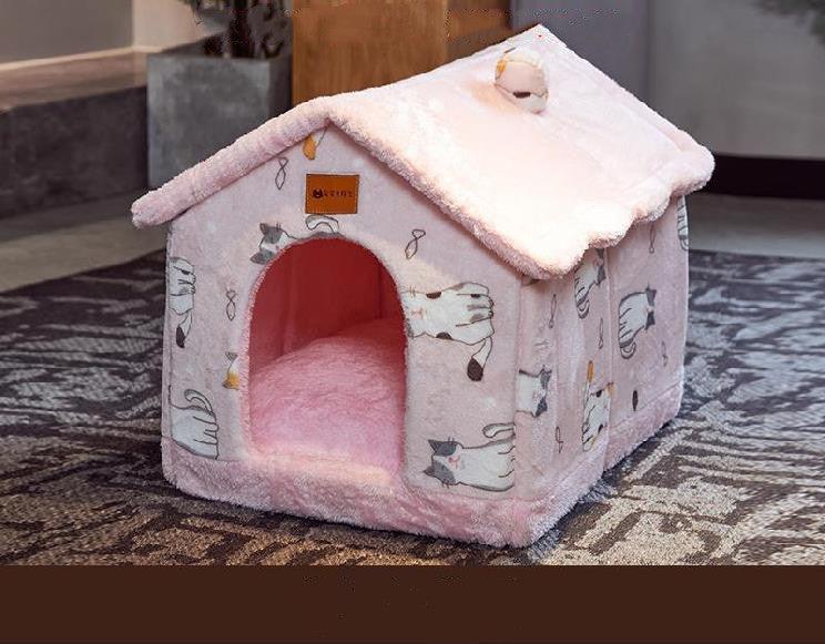 Soft Warm Foldable Pet Cave House