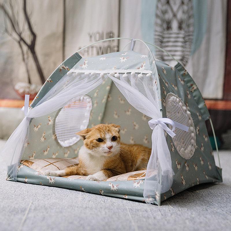 Winter Warm Foldable Cat Bed