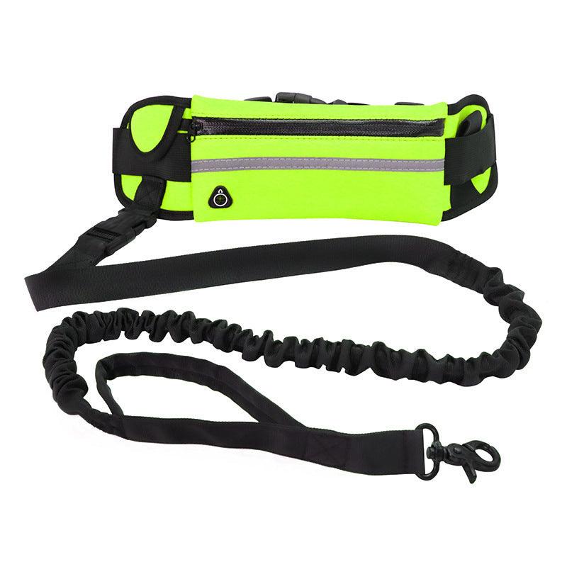 Hands Free Dog Leash with Waist Bag