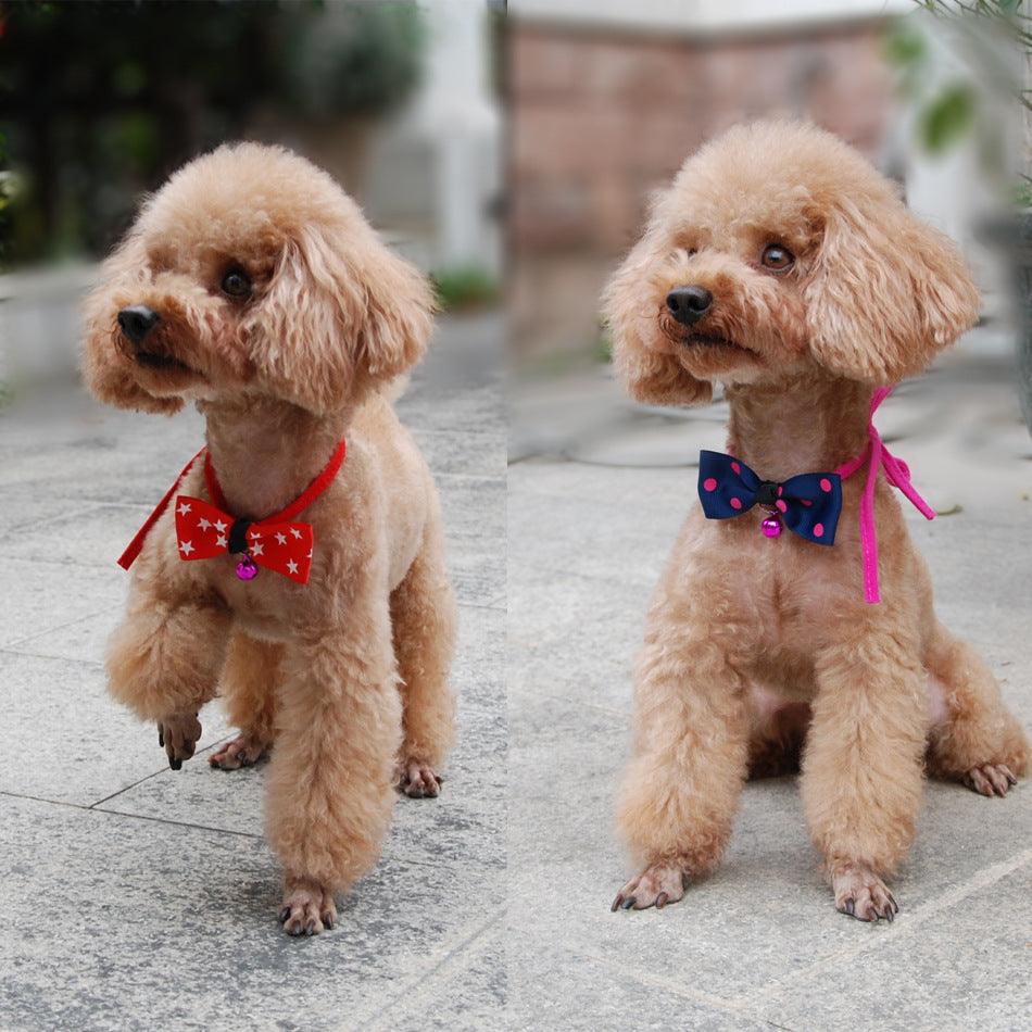 Pet Bow Tie with Adjustable Neckband