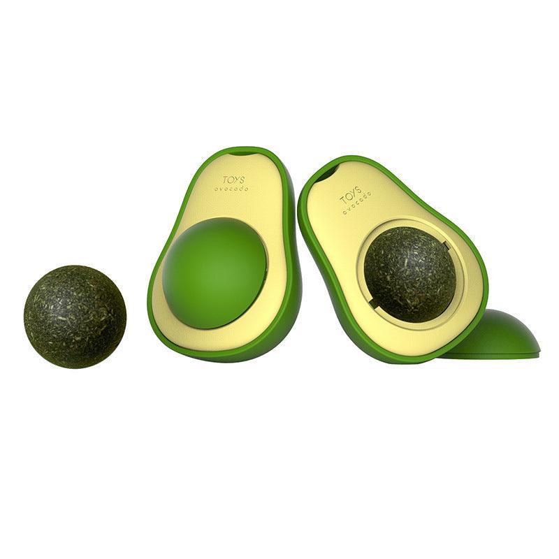 360 Rotating Avocado Catnip Toy