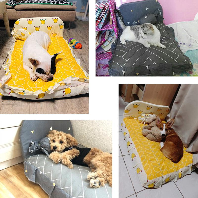 Cute Pet Cushioned Soft Bed