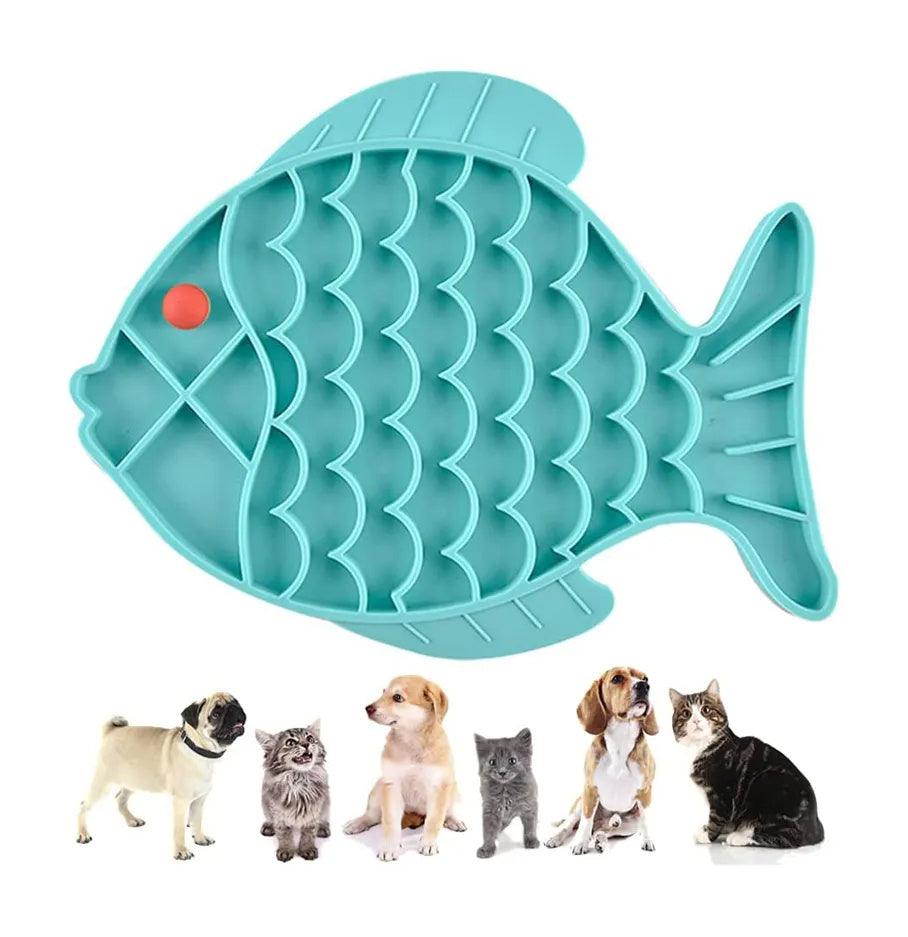 Silicone Pet Dogs Slow Food Plate-snuggletails