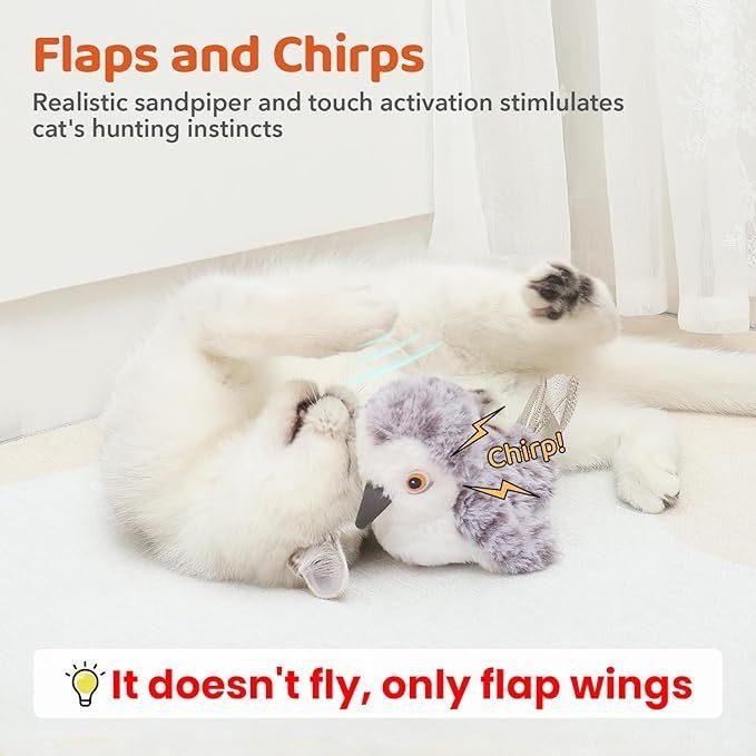 Flapping Bird Cat Exercise Toys-snuggletails