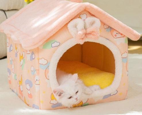 Soft Warm Foldable Pet Cave House