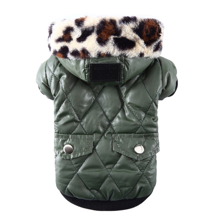 Warm Hooded Fashionable Dog Coat