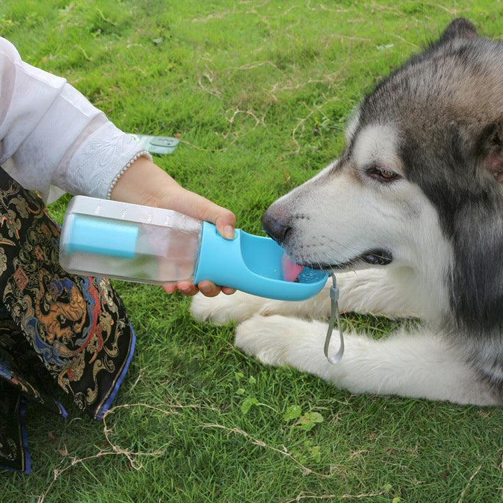 Botella de agua para mascotas 3 en 1