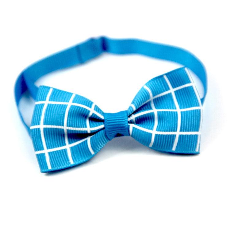 Pet Plaid Bow Tie Collar