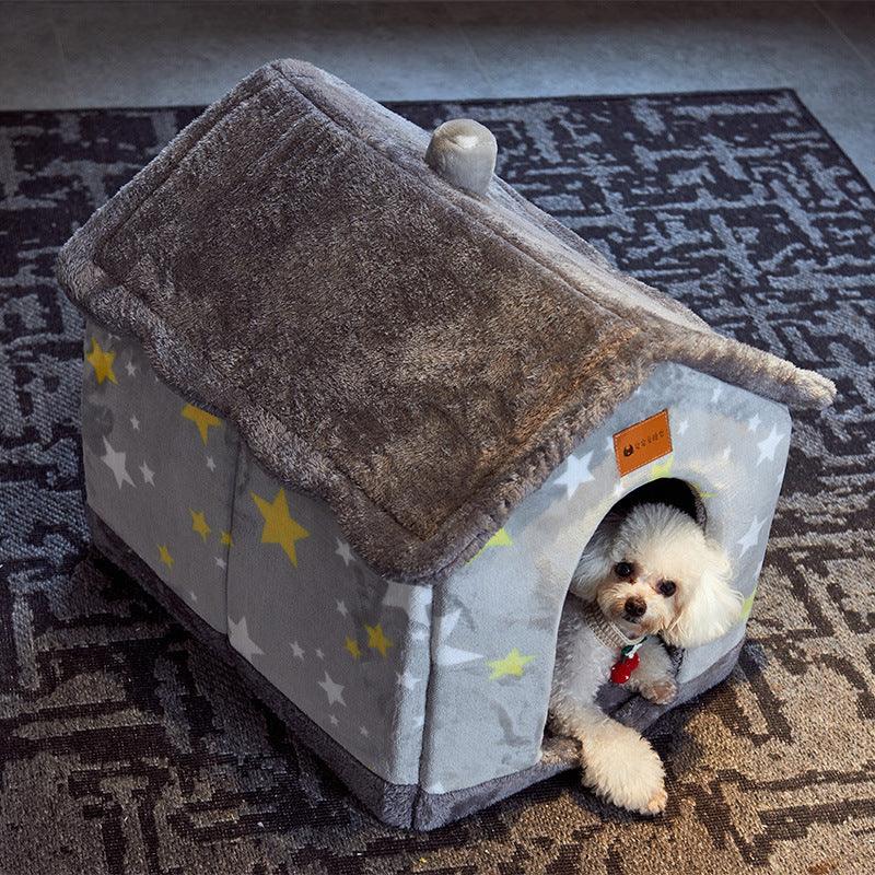 Soft Warm Foldable Pet Cave House