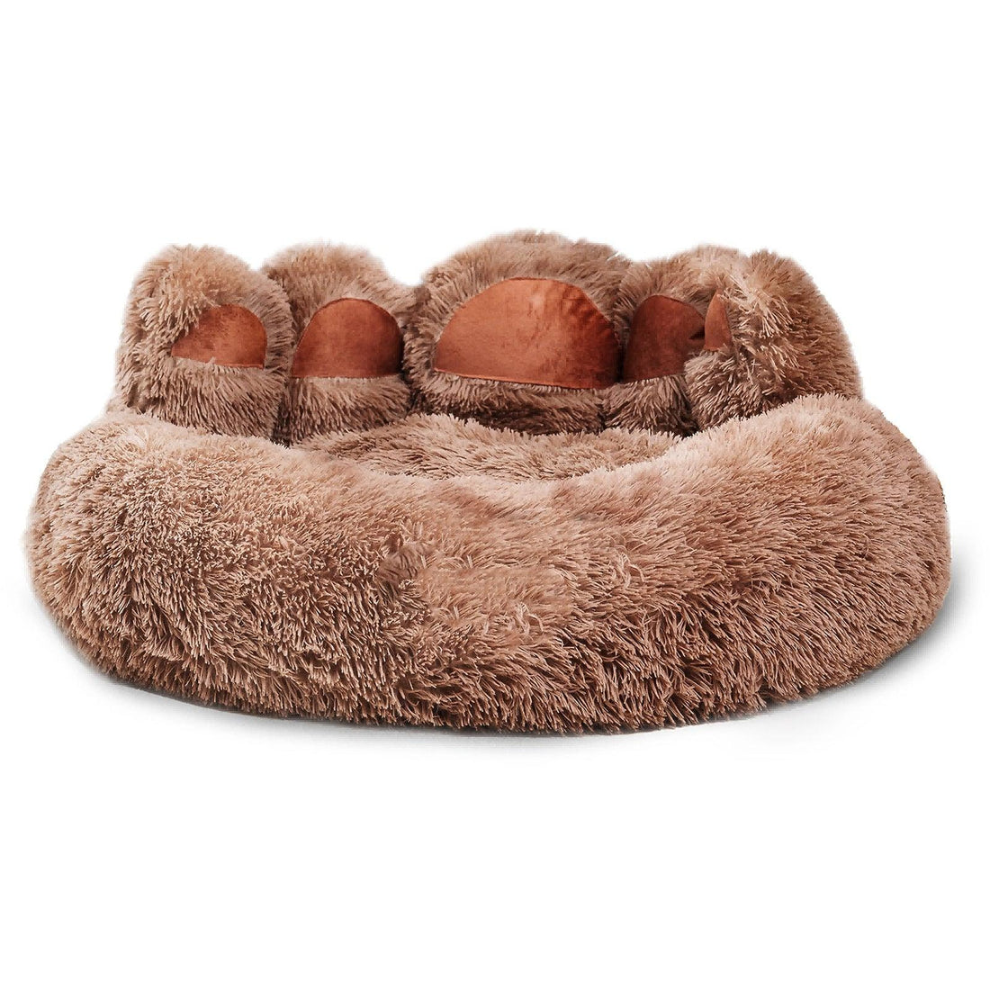 Paw Shape Cozy Plush  Dog Bed