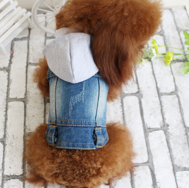 Denim Jacket Jeans Pet Vest