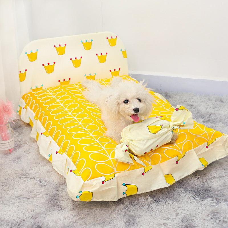 Cute Pet Cushioned Soft Bed