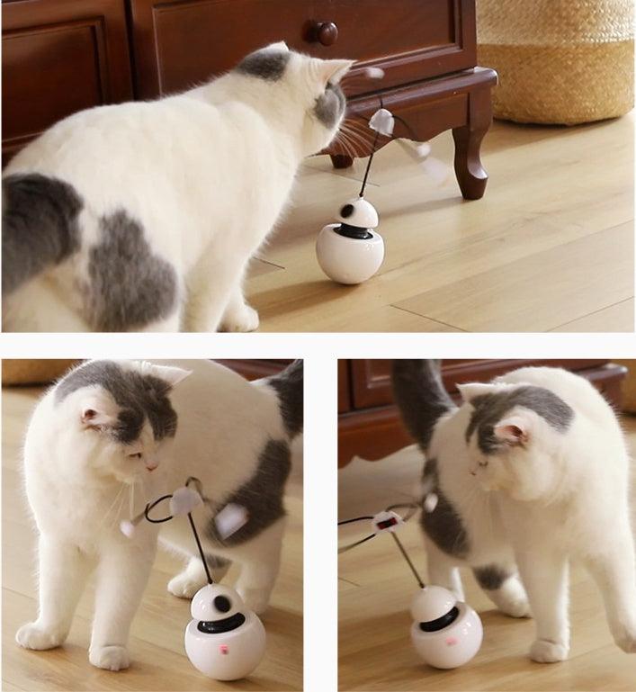 Three in One Robot Tumbler Laser Cat Toy