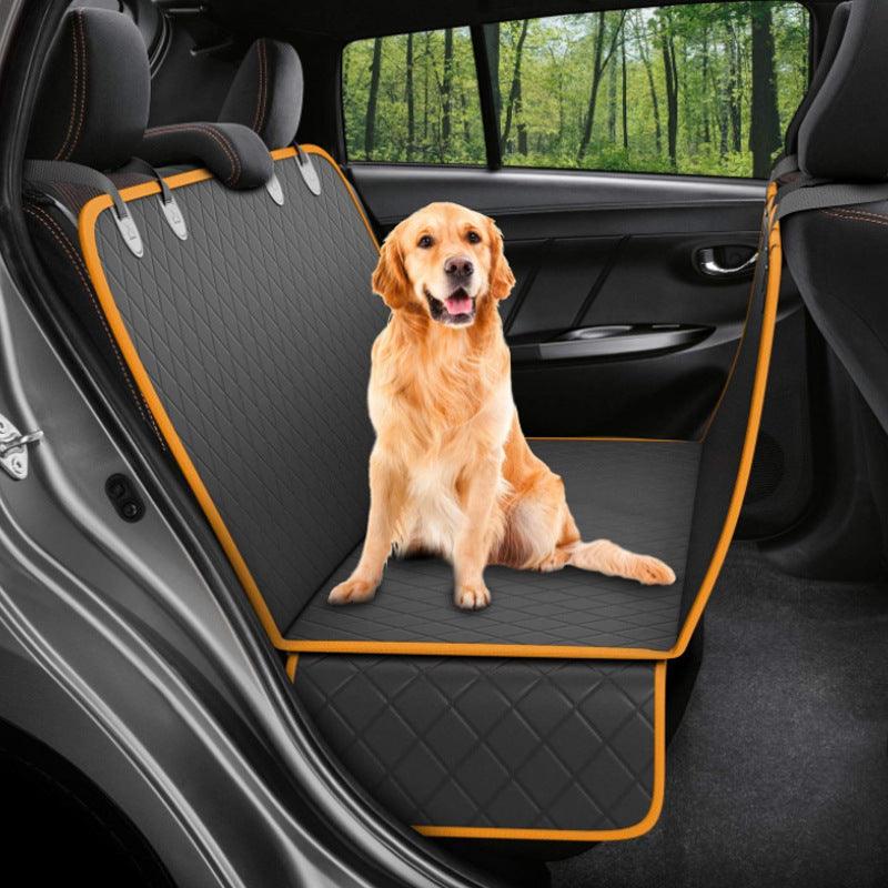 Dog Car Seat Cover Protector with View Mesh