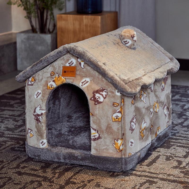 Soft Warm Foldable Pet Cave House