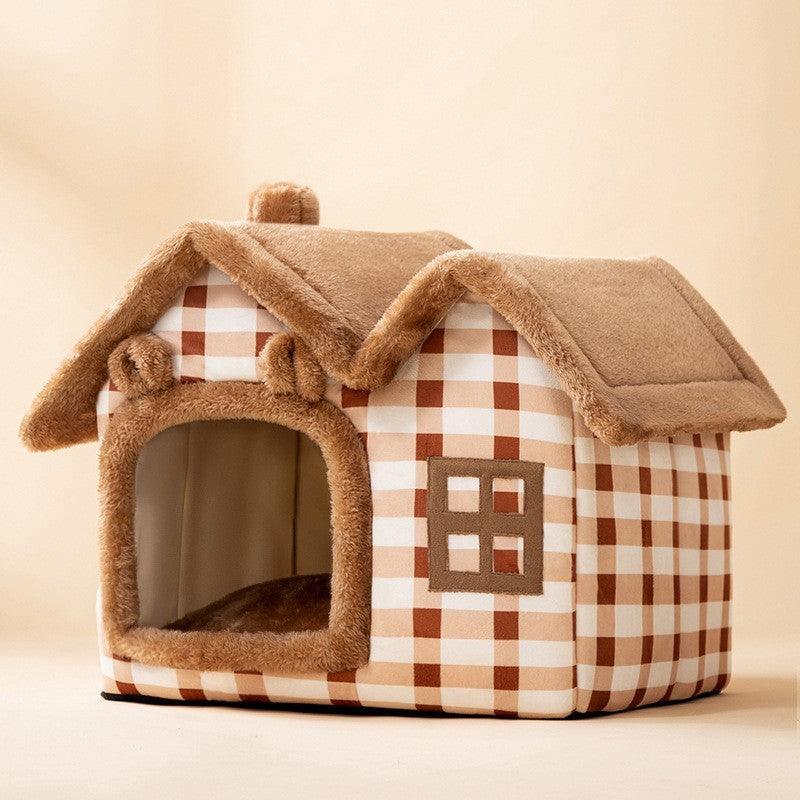 Soft Warm Foldable Pet Cave House